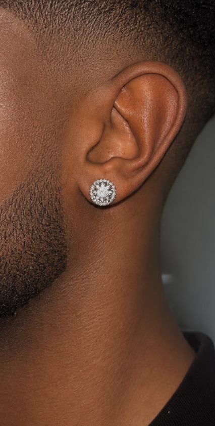 Circle Halo Studs