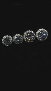 Circle Halo Studs