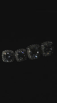 Square Halo Studs